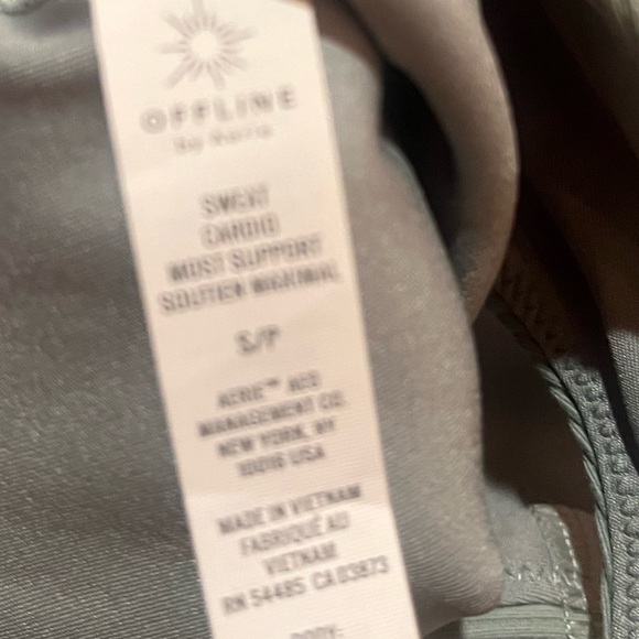 Set of Four Sports Bras (one tank)  in Black, Gray, Mint, and Pink. - Picture 4 of 6